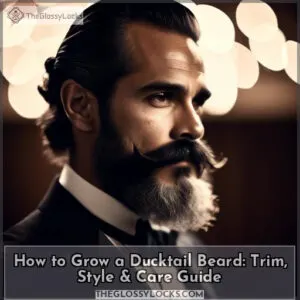 how to grow a ducktail beard