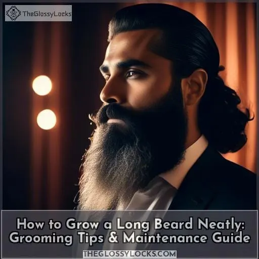 how to grow a long beard neatly