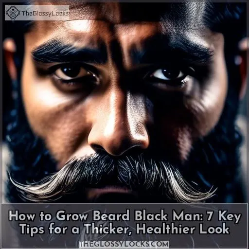 how to grow beard black man