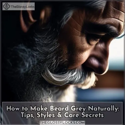how to make beard grey naturally