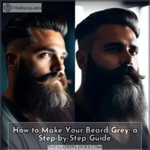 how to make your beard grey