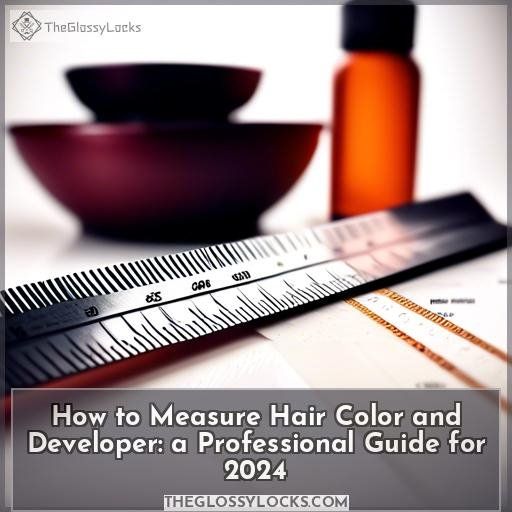 how to measure hair color and developer
