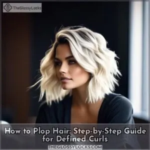 how to plop hair