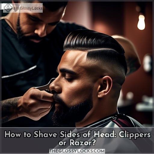 how to shave sides of head