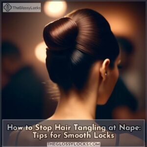 how to stop hair from tangling at nape of neck