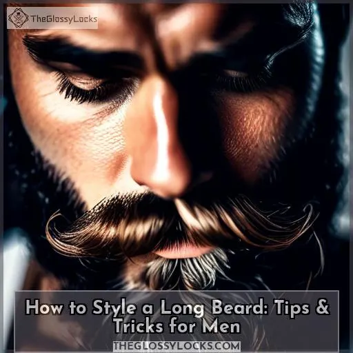 how to style long beard
