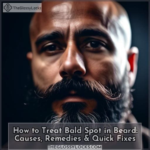 how to treat bald spot in beard