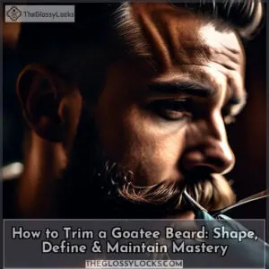how to trim a goatee beard