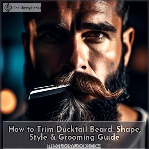 how to trim ducktail beard