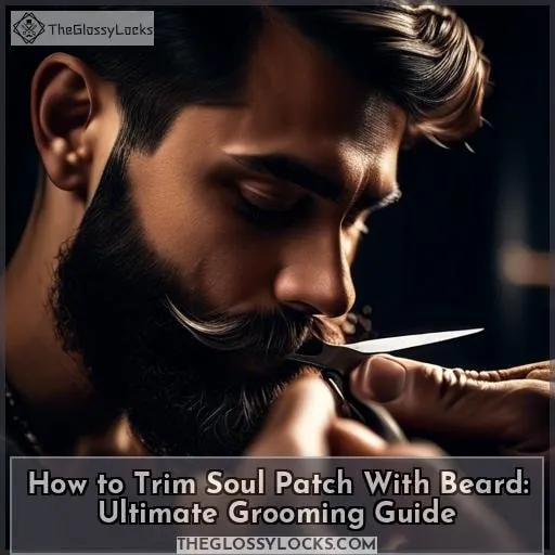how to trim soul patch with beard