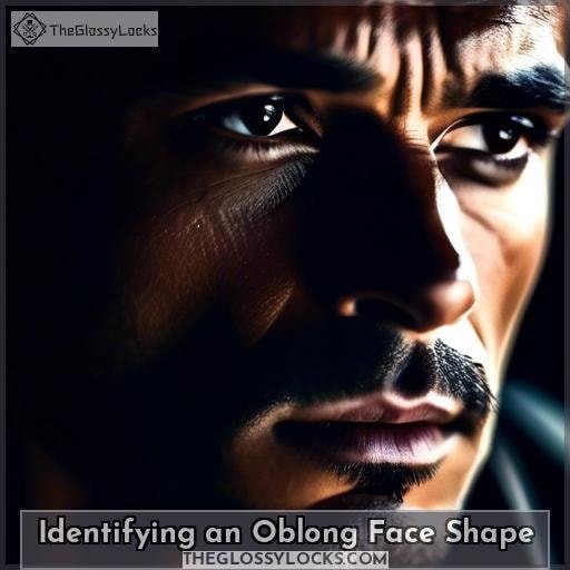 Identifying an Oblong Face Shape
