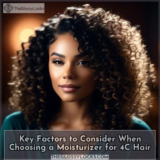Key Factors to Consider When Choosing a Moisturizer for 4C Hair