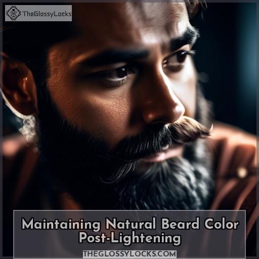 Maintaining Natural Beard Color Post-Lightening
