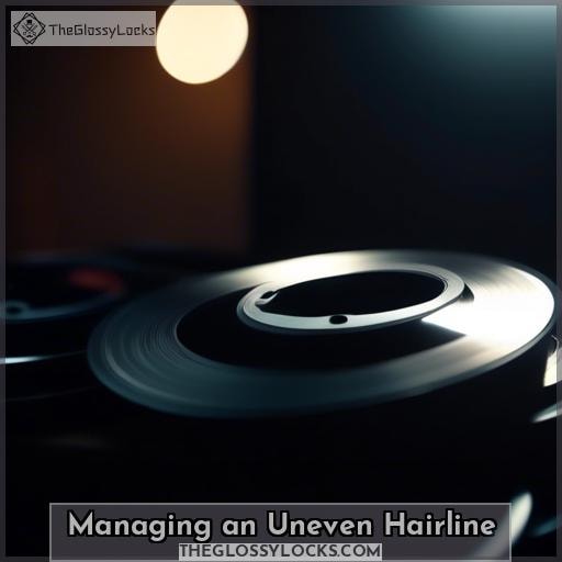 Managing an Uneven Hairline