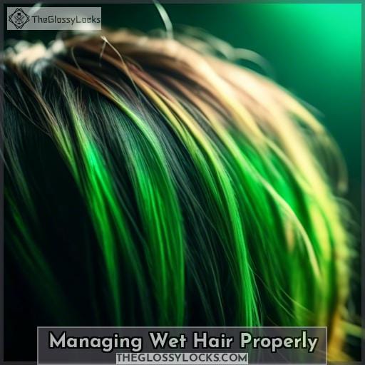 Managing Wet Hair Properly