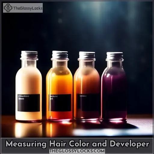 Measuring Hair Color and Developer