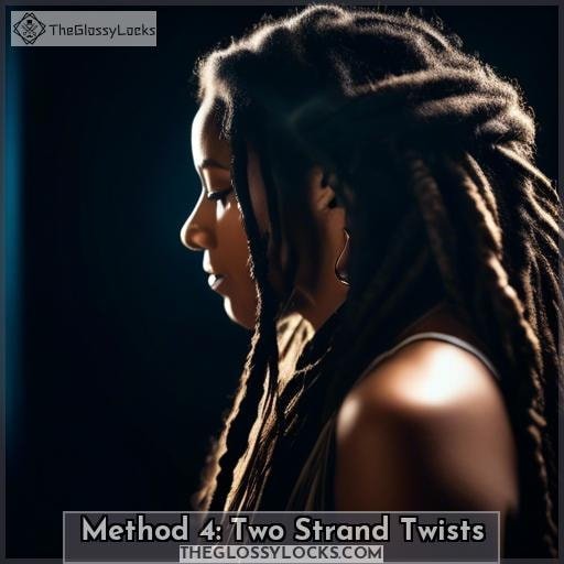 Method 4: Two Strand Twists