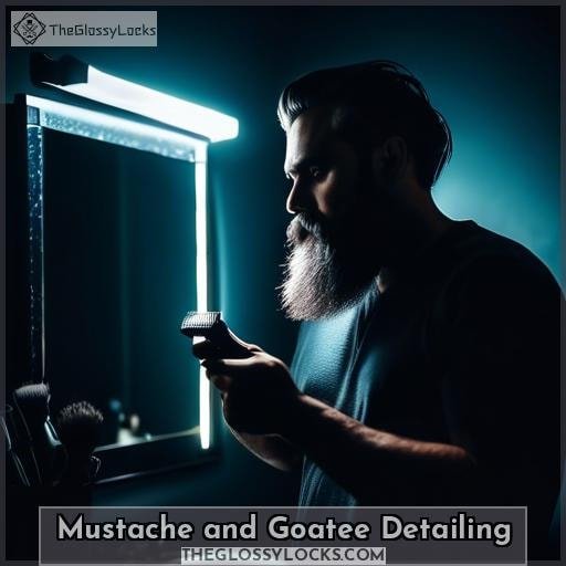 Mustache and Goatee Detailing