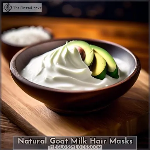 Natural Goat Milk Hair Masks