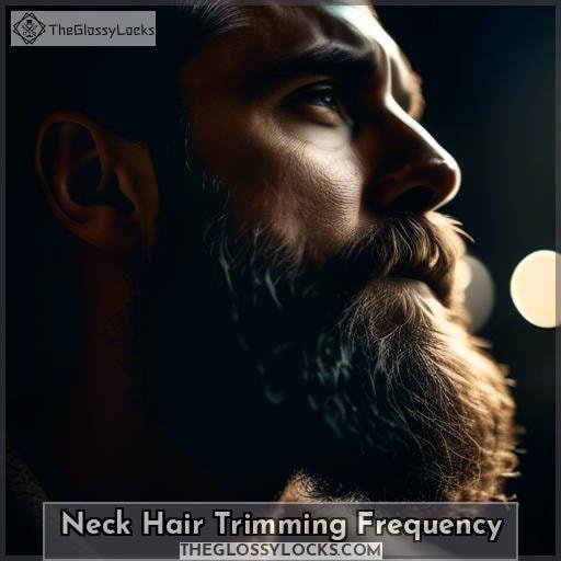Neck Hair Trimming Frequency