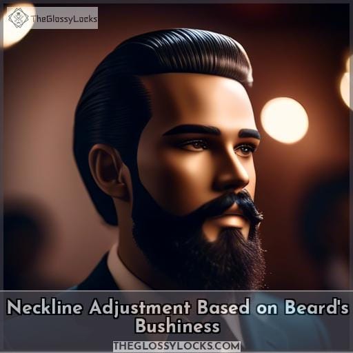Neckline Adjustment Based on Beard