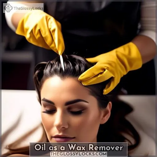 Oil as a Wax Remover