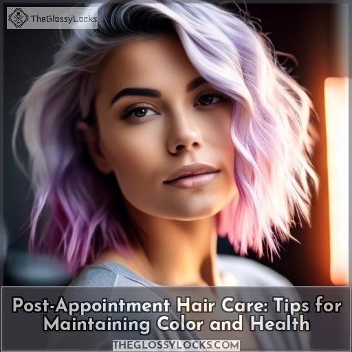 Post-Appointment Hair Care: Tips for Maintaining Color and Health
