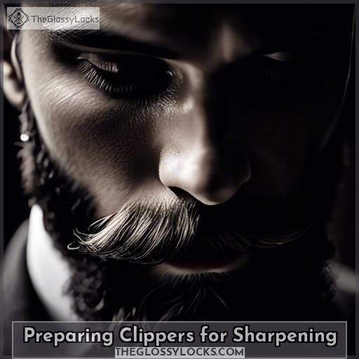 Preparing Clippers for Sharpening