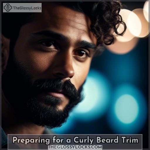 Preparing for a Curly Beard Trim