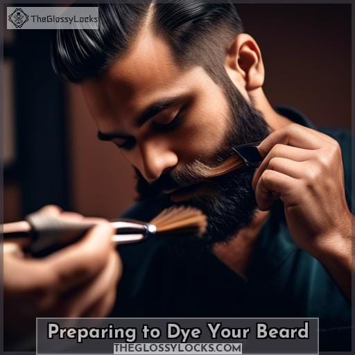 Preparing to Dye Your Beard