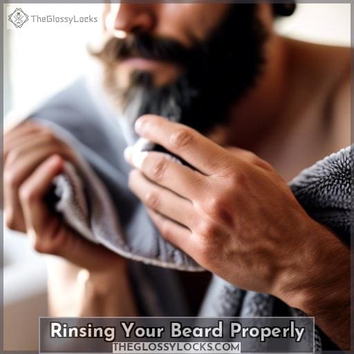 Rinsing Your Beard Properly