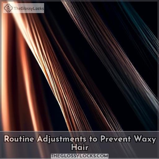 Routine Adjustments to Prevent Waxy Hair