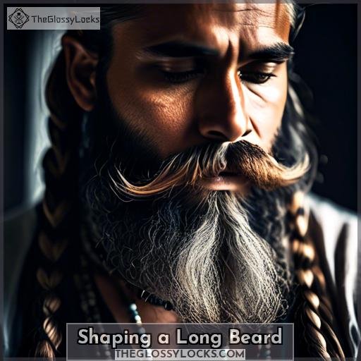 Shaping a Long Beard