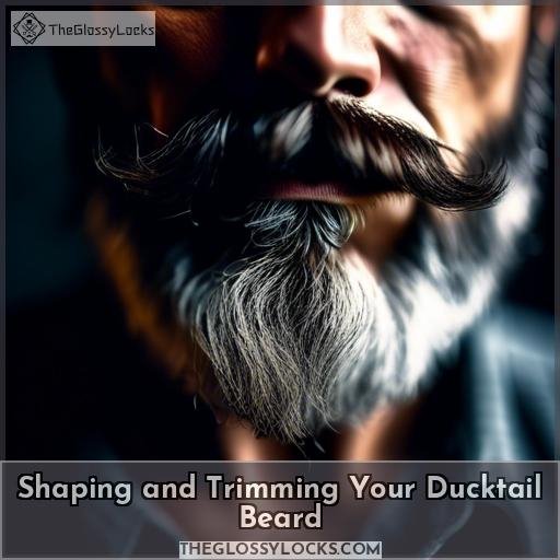 Shaping and Trimming Your Ducktail Beard