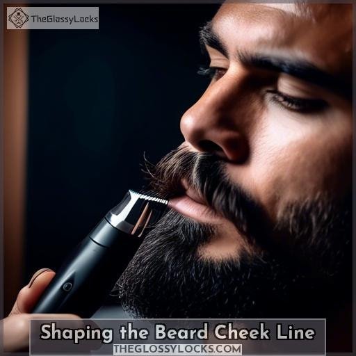 Shaping the Beard Cheek Line