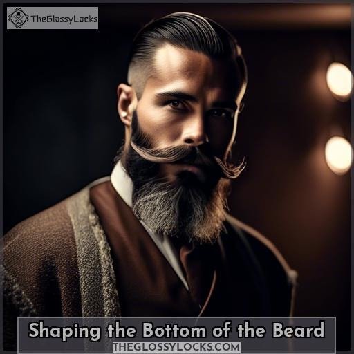 Shaping the Bottom of the Beard