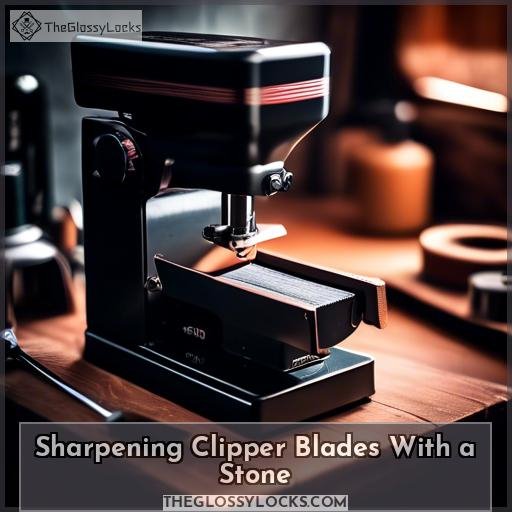 Sharpening Clipper Blades With a Stone