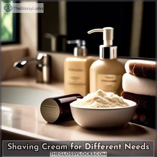 Shaving Cream for Different Needs