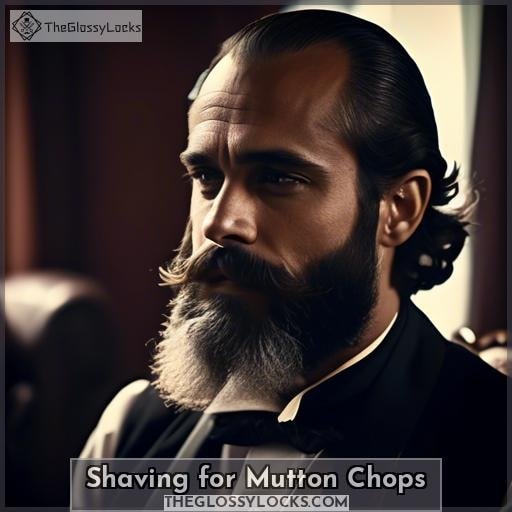 Shaving for Mutton Chops