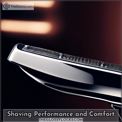Shaving Performance and Comfort