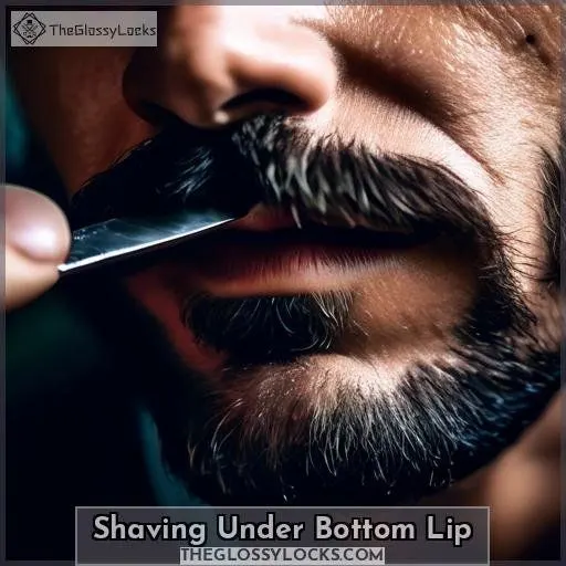 Shaving Under Bottom Lip