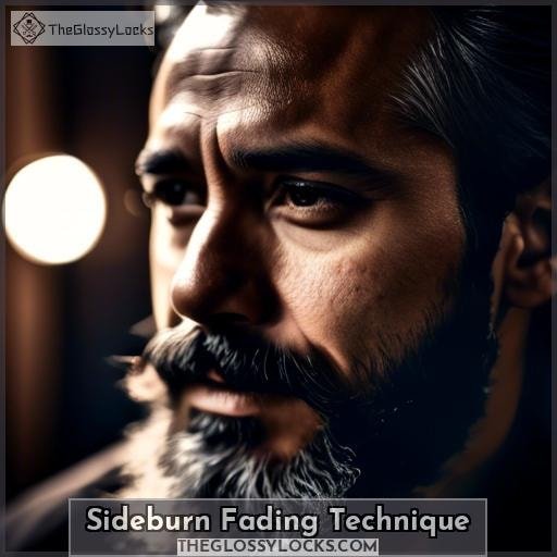 Sideburn Fading Technique