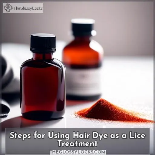 Steps for Using Hair Dye as a Lice Treatment