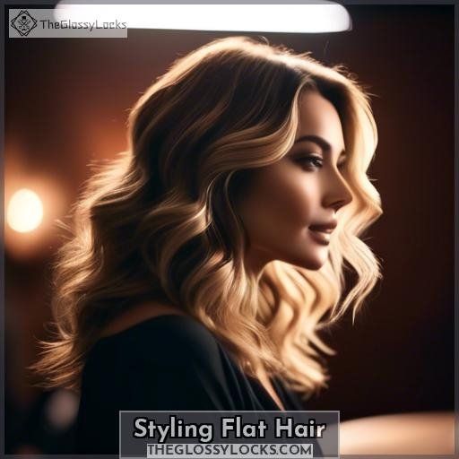 Styling Flat Hair