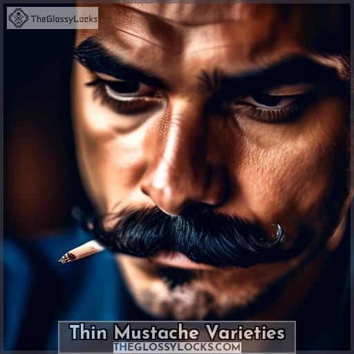 Thin Mustache Varieties