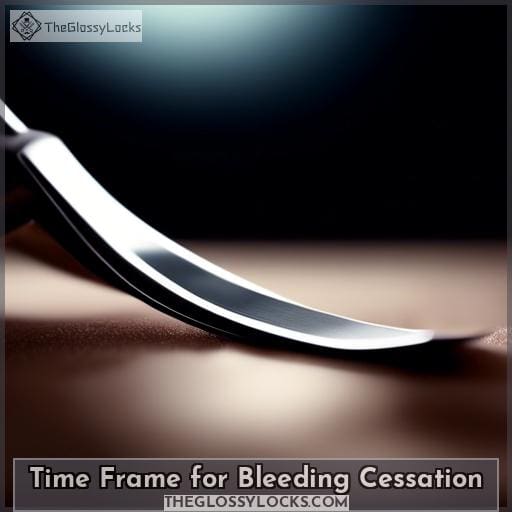 Time Frame for Bleeding Cessation