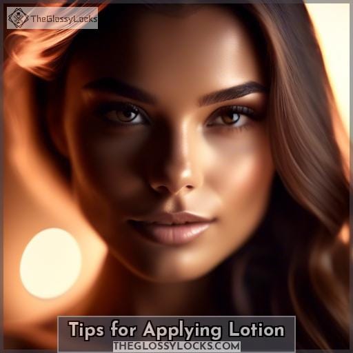 Tips for Applying Lotion