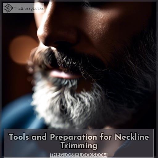 Tools and Preparation for Neckline Trimming