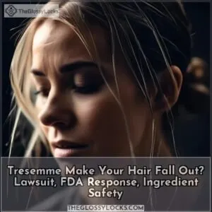 tresemme make your hair fall out