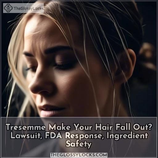 Tresemme Make Your Hair Fall Out? Lawsuit, FDA Response, Ingredient Safety